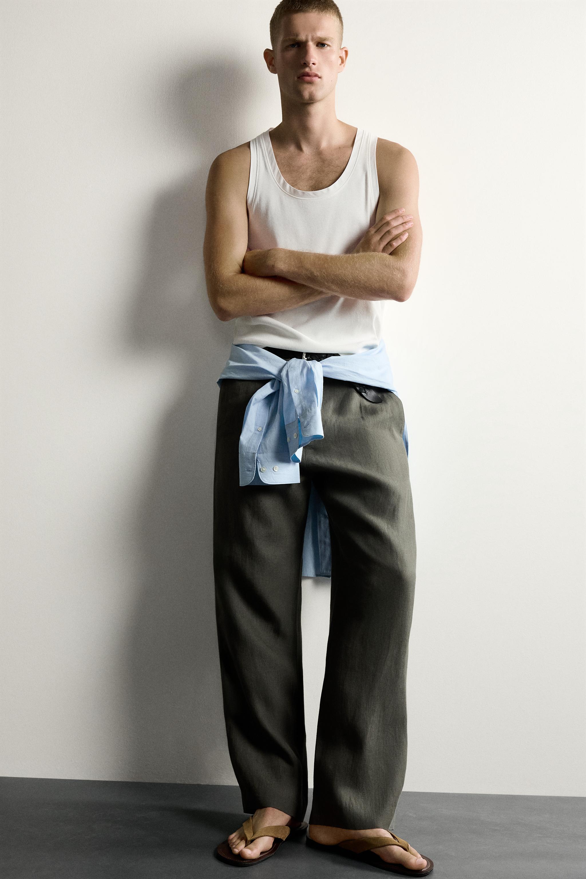 RIB TANK TOP WITH MATCHING TRIM